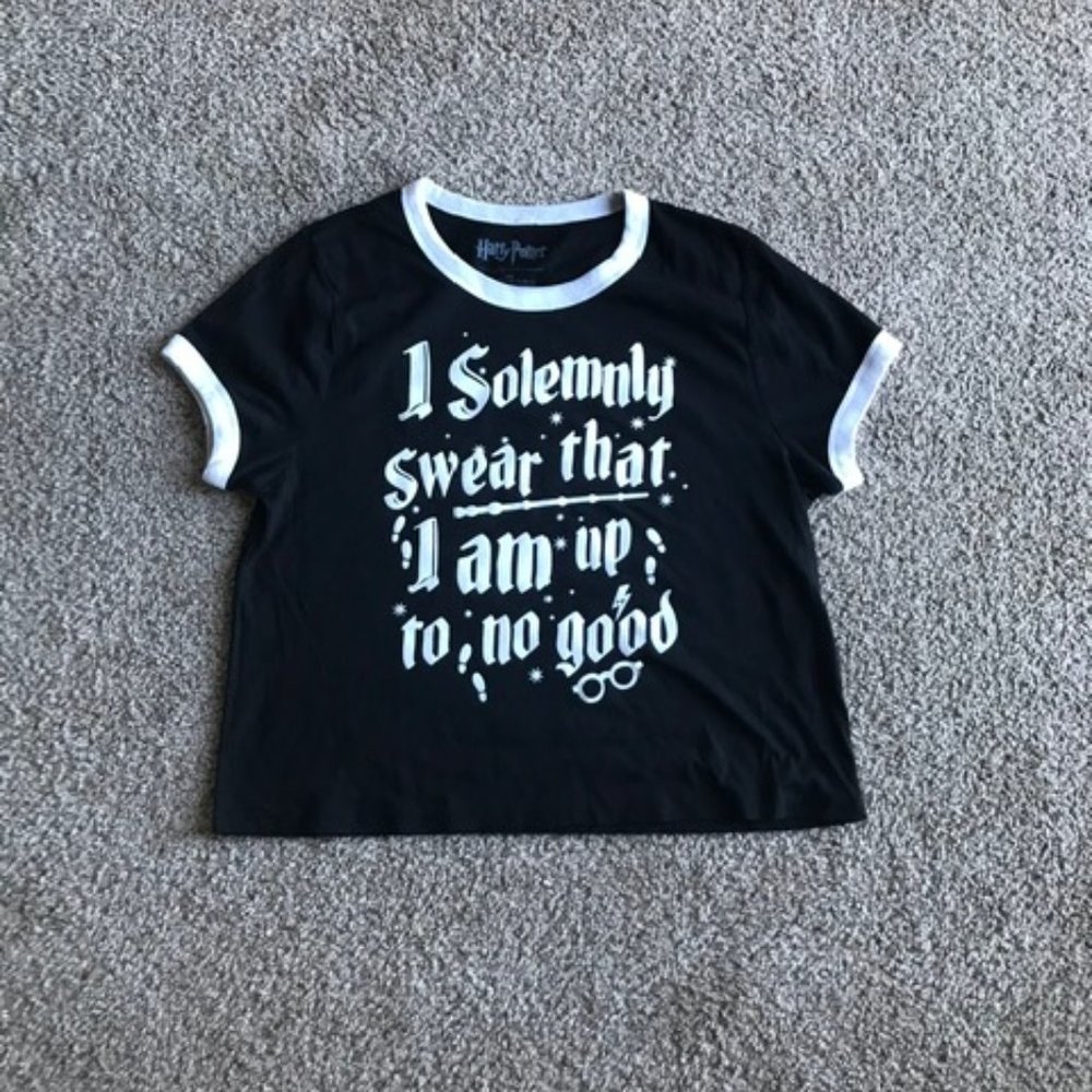 Harry Potter Up To No Good Womens T-Shirt Medium